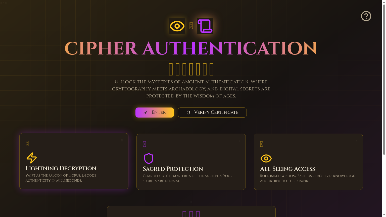 Cipherfree.com — Ancient Cipher System.