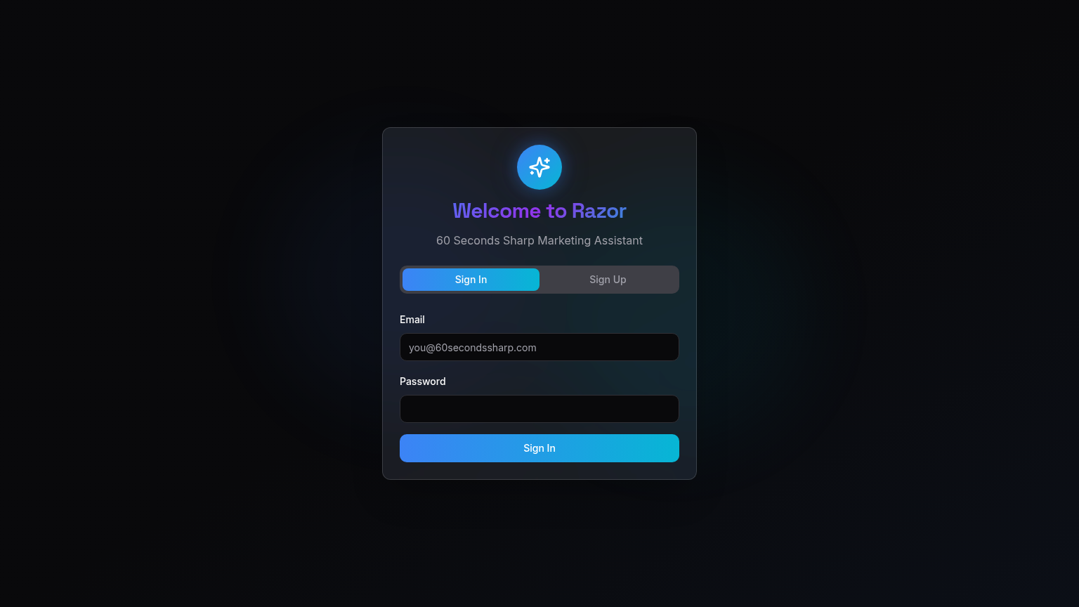 Razor.social — Marketing so sharp, your competitors will notice.