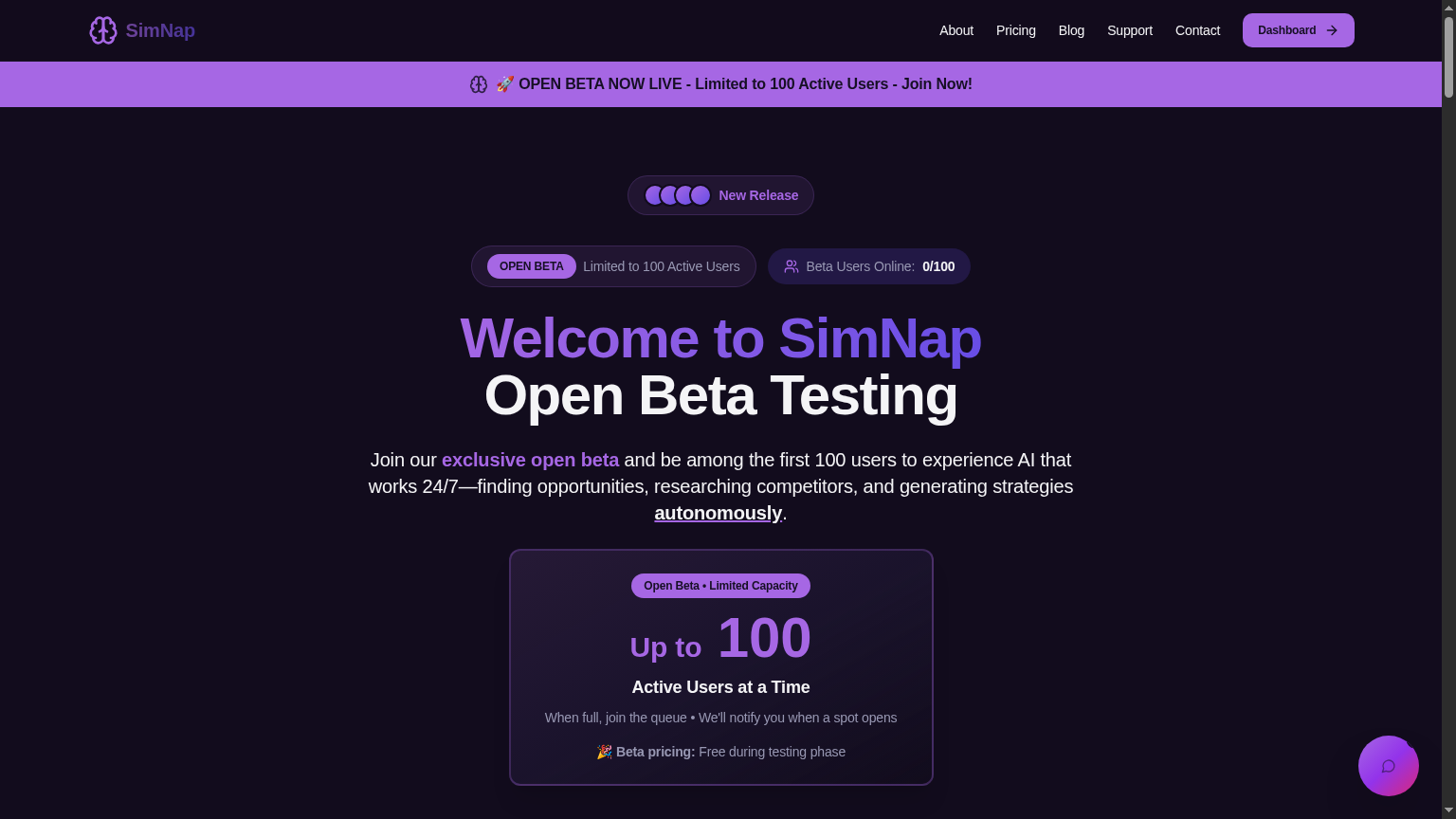 Simnap.com — AI that works 24/7 while you sleep.